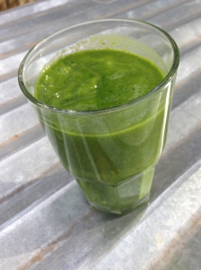 Mango, Collard Green, and Coconut Water Smoothie